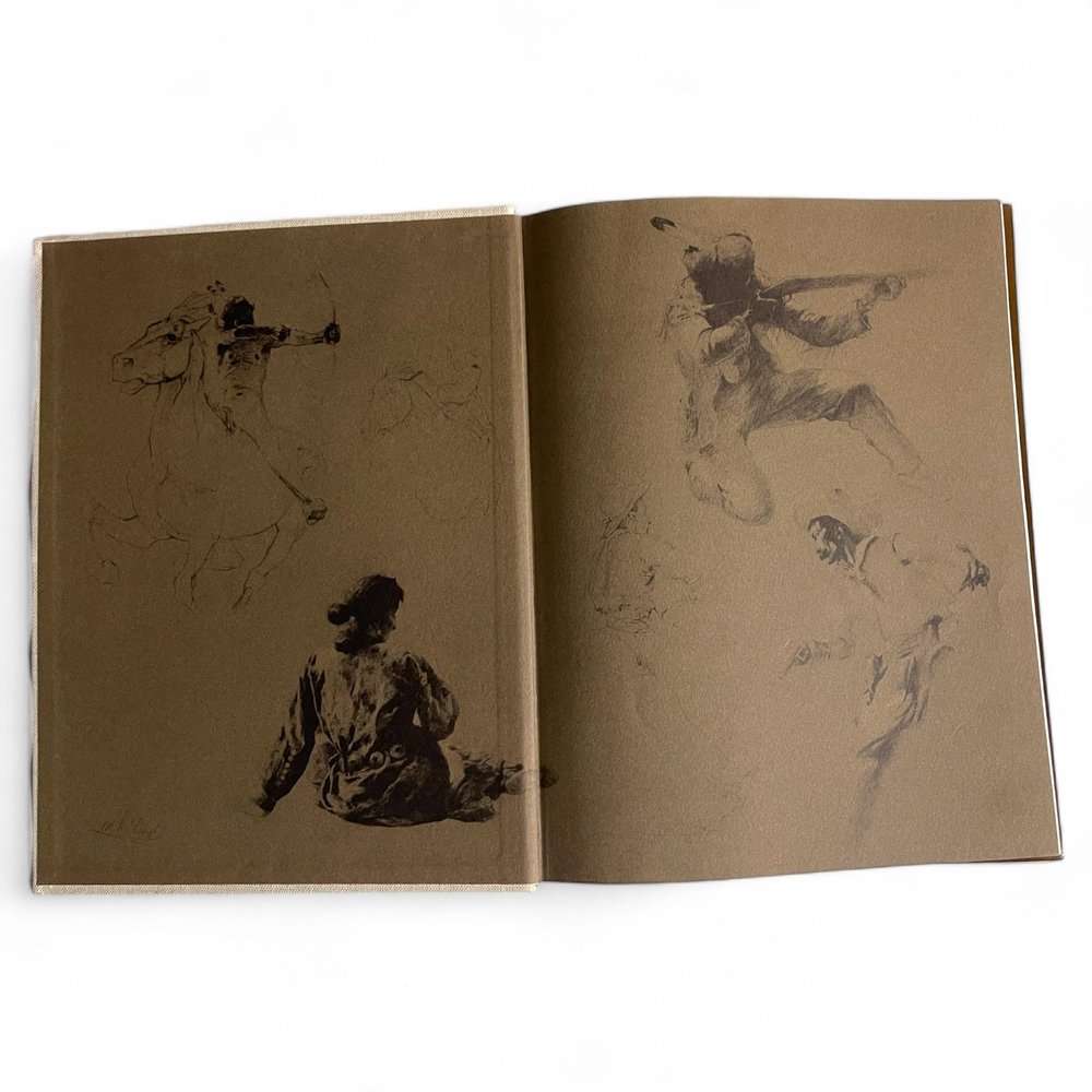 Vintage Hardcover Book - The Art of the Old West, Western Art
